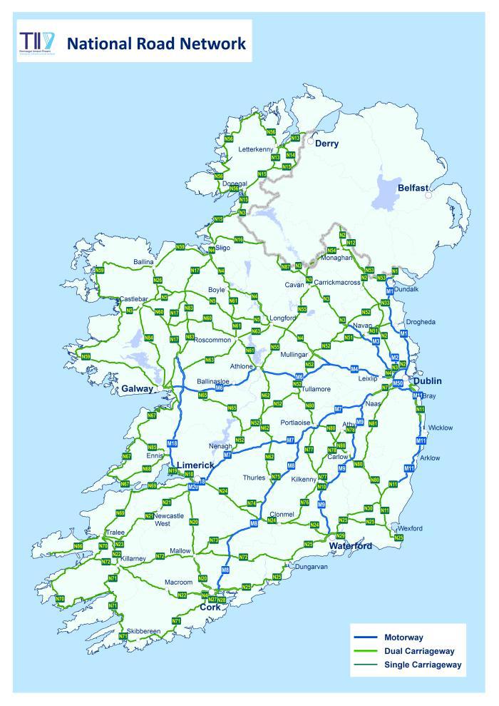 Our National Road Network Map