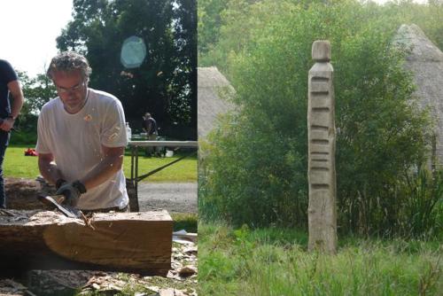 Picture of a woodcarver