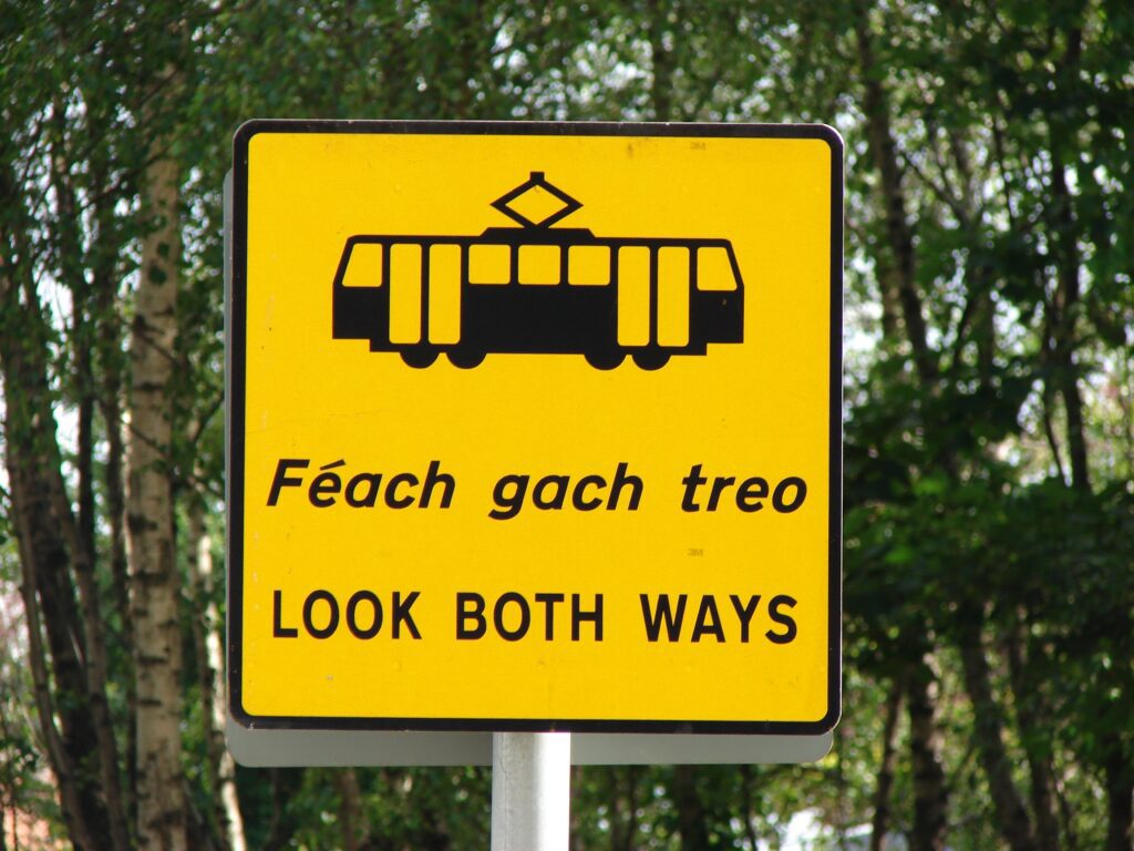 Luas Safety sign