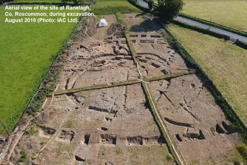 Excavation site at ranelagh