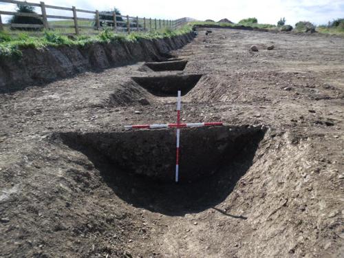 Ditch to natural spring